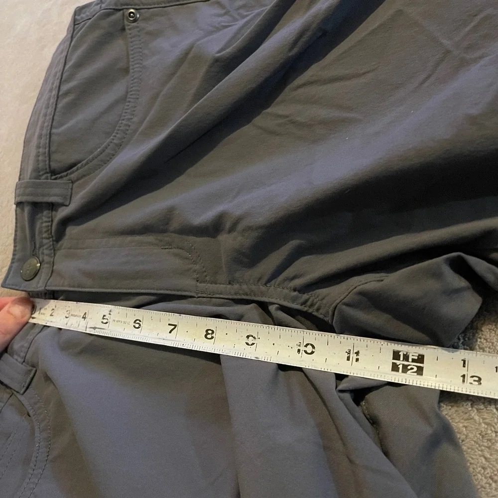 Ascend Shorts Men 32 Gray Hiking Nylon Stretch Outdoor Cargo Performance Fishing